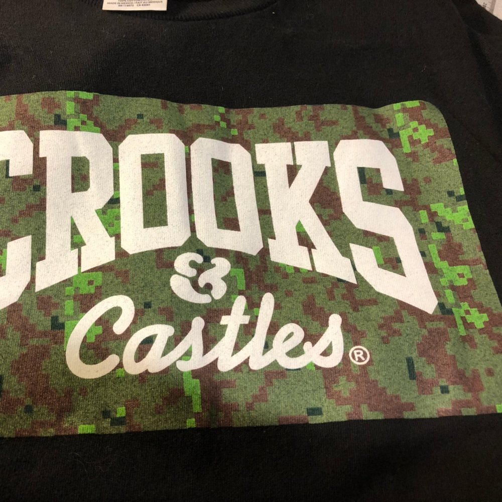 Crooks & Castles tee Logo Men’s Small Cotton - Picture 2 of 6